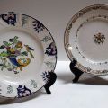 Ensemble de deux assiettes de LONGWY