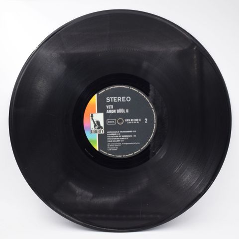 "Yeti" d'Amon Duul II en vinyle : rayures visibles, sans pochette