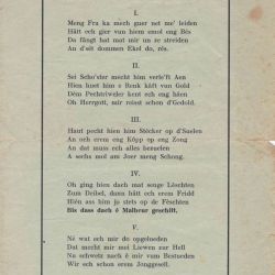 Partitions de "Melodie vum Wilddieb" par Charles Block, Luja-Beffort Luxembourg, 21 x 15 cm