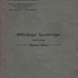 Differdange : un chariot spécial à larges roues, système GREY (1905)