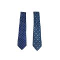 Lot de 2 cravates bleues Pierre Cardin et Nina Ricci en bon état