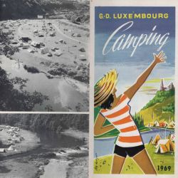 Prospekt für Campingplätze, illustriert von Lex WEYER (1969)