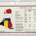 Gedenkkassette 50 Jahre Benelux mit Silbermünze 925‰.