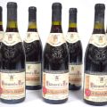 (CHÂTEAUNEUF-DU-PAPE) 9 Flaschen J. VIDAL-FLEURY, Rot, 1992