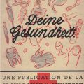 "Deine Gesundheit : Guide de santé de la Croix Rouge de la Jeunesse - Mars 1954"