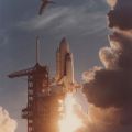 NASA. Rare. Historic liftoff of the space shuttle COLUMBIA (STS-1) on April 12, 1981