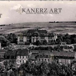 Photo card of a city district by Messagerie Paul Kraus (ca 1950)
