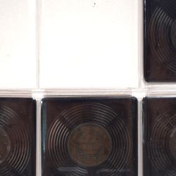 Ensemble de 4 Pièces de 5 Centimes en bronze - Éditions XIXe siècle