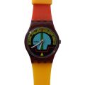 SWATCH LF 100 : collection 1987, modèle DAME "BLUE HORIZON"