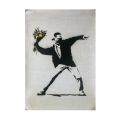BANKSY , Flower Thrower, Official Poster The World of Banksy
