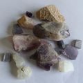 Lot of 10 uncut natural fluorites for a total of 283.65 ct