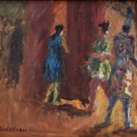 KRIKOR BEDEKIAN (1908-1981) Derrière le rideau du cirque