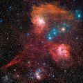 (NASA. GRAND FORMAT. ESPACE PROFOND. AURIGA) Magnifique ensemble de nébuleuses