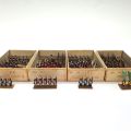 Unique collection of hand-painted miniatures, including 200 soldiers