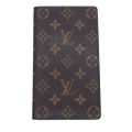 Porte-carte chéquier Louis Vuitton en cuir monogrammé, 18 x 11 cm, signé