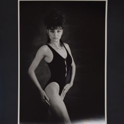 Photograph "Isabelle" by Norbert Hansen, signed and exhibited in 1989
