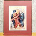 Gouache signed "Possession - Obsession" by Albert Foetz (1945) - Original work