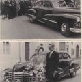 Cadillac in Luxembourg: Two private photographs of a wedding from 1949