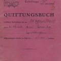 Cahier de reçus de prêt de la Staatliches Volkswohnungsamt Luxemburg (1937-1942)