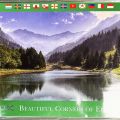 Europäische Briefmarkensammlung: bunte Ecken und Kulturen Europas