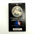 Los Angeles Olympics Commemorative Dollar, Discus Thrower, 1983