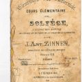 Solfeggio lessons for students at the Luxembourg music school, 1864