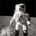 (NASA. GRAND FORMAT. LUNE. APOLLO 12. BEAN) L'astronaute Alan L. Bean, pilote