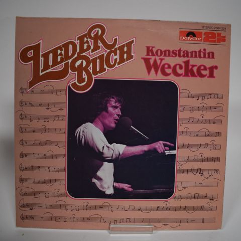 Vinyle "Liederbuch" de Konstantin Wecker en bel état (33 tours, Polydor)