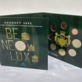 Benelux Euroset coin folder - 2005 edition under Plexiglas