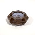 Cendrier en verre de Murano signé Elli Schiavon, étiquette Palazzo del Vetro