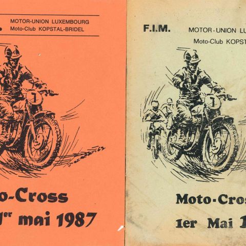 Programmes de Moto-Cross Kopstal-Bridel : 23e et 26e éditions (1984-1987)