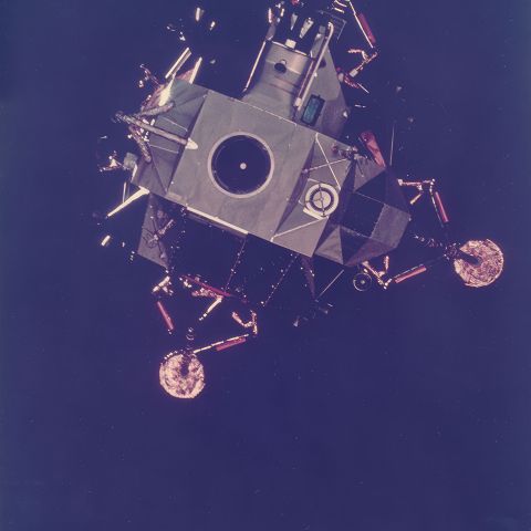 (NASA. LUNE. APOLLO 14. ANTARES) Mission Apollo 14. Le module lunaire