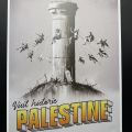 Affiche originale Banksy Palestine, Walled Off Hotel, dimensions 59,3 x 41,8 cm