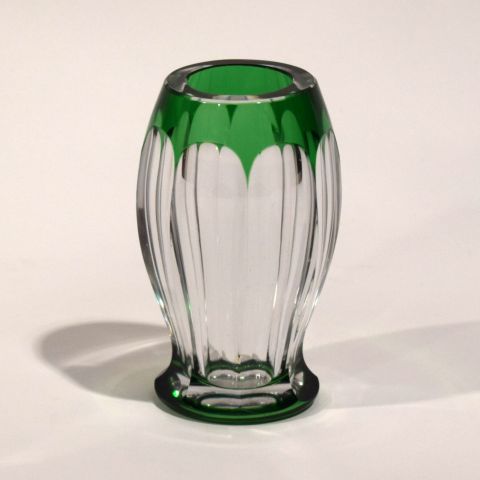 Verre en cristal taillé Val Saint Lambert, hauteur 12,5 cm