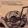 Carte postale "Ateliers de Constructions et Fonderie de Mersch" de 1915