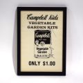 Impression offset de A. Warhol : Campbell Kids avec signature au marqueur noir