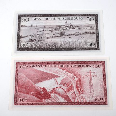 Duo de billets français 50 et 100 Francs, neufs, 1961-1963