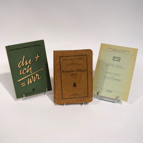 Publications officielles du Luxembourg : Annuaire, Procédé d'envois et Bulletin familial