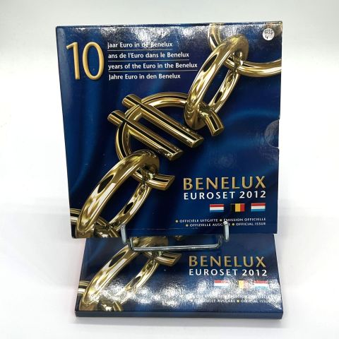 Pochettes de pièces Benelux : Euroset et pièce en argent, édition 2012