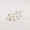 Rare wagon de train Swarovski "Locomotive" en cristal avec certificat et boîte d'origine