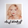 Photographie polaroid de Debbie Harry -A. Warhol, 11 x 9,5 cm