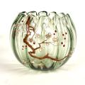 Vase japonais en céramique, décor de cerisier, XIXe siècle, hauteur 13 cm