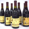 (CHÂTEAUNEUF-DU-PAPE) 9 Flaschen Domaine de Saint Préfert 1997