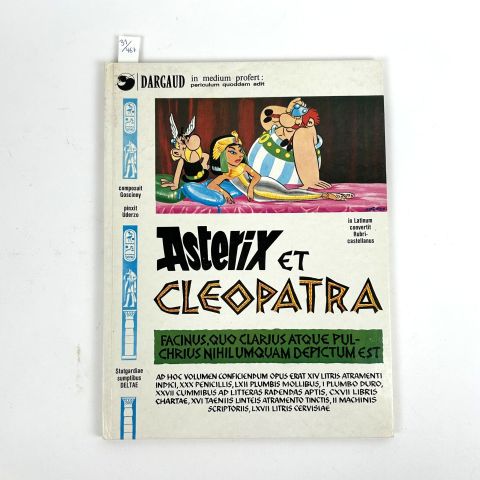 Astérix et Cléopâtre en latin : Uderzo et Goscinny, éditions Dargaud, 1980