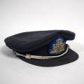Casquette d'officier des Douanes avec écusson brodé et protège-pluie, Chapellerie Seymour