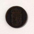 Joseph II ½ liard coin in good condition, dated 1784