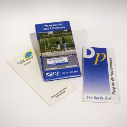 Batch of 3 election programs of the DP of the City of Luxembourg (1987, 1993, 2005) with leaflet included