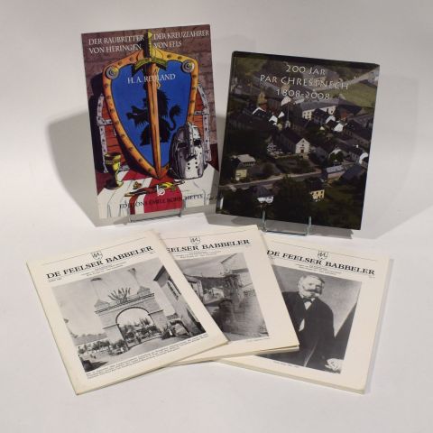 Livre et revues sur l'histoire de la région de Larochette