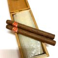 Cigares Partagas 8-9-8 en boîte en bois, fabrication cubaine, achat de 2002