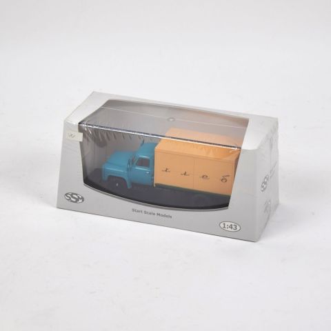 Camion Bleu Jaune "GZSA 3704 (52)", Start Scale Models, très bon état
